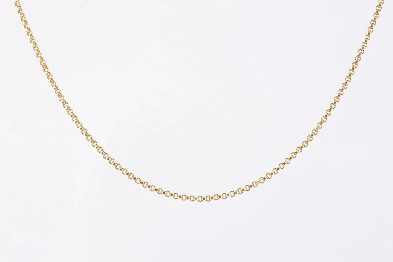 21.5" 18k Yellow Gold Cable Chain (8.03g.)