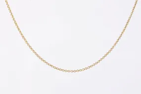 21.5" 18k Yellow Gold Cable Chain (8.03g.)