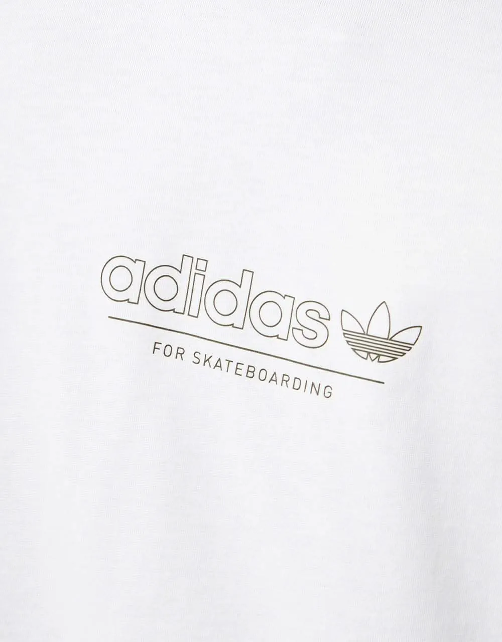 adidas 4.0 Strike T-Shirt - White/Olive Strata