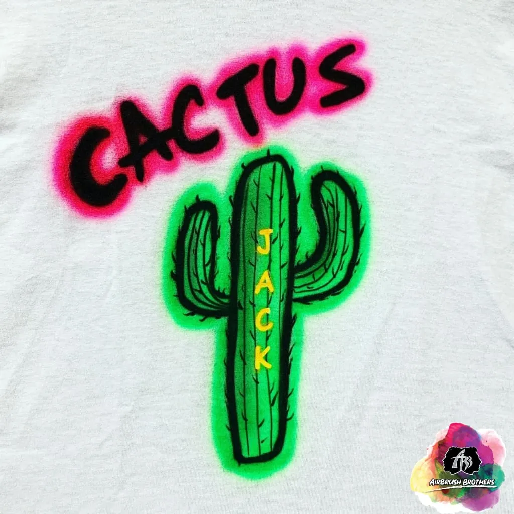 Airbrush Cactus Jack Shirt Design