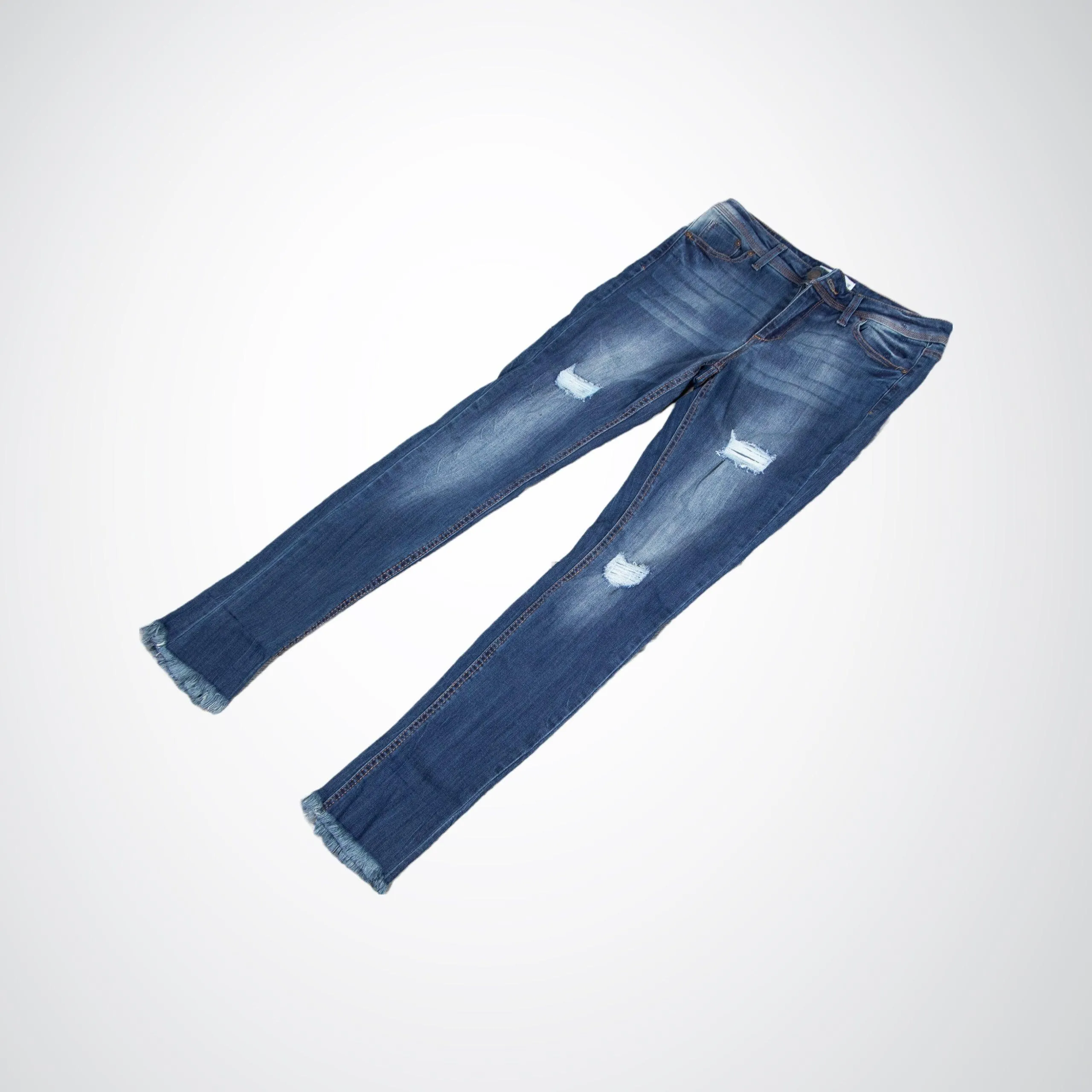 Almost Famous mid rise roll cuff jeans