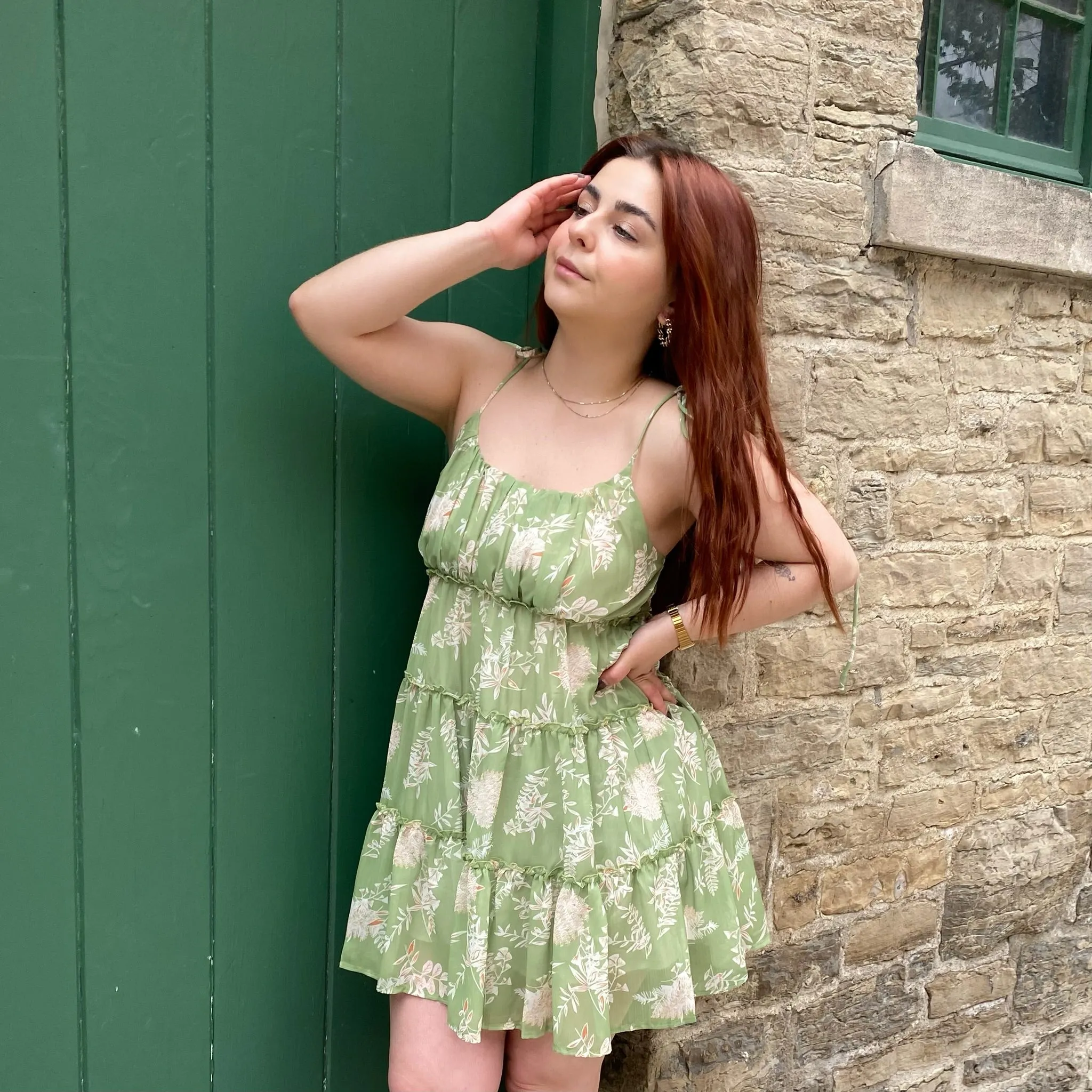 AMELDA Floral Mini Dress