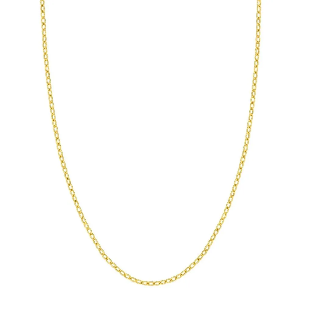 Aura by Martin Binder Gold Designer Rolo Chain