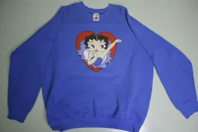 Betty Boop Vintage 90's FOTL Made in USA Broken Heart Entrance Sweatshirt