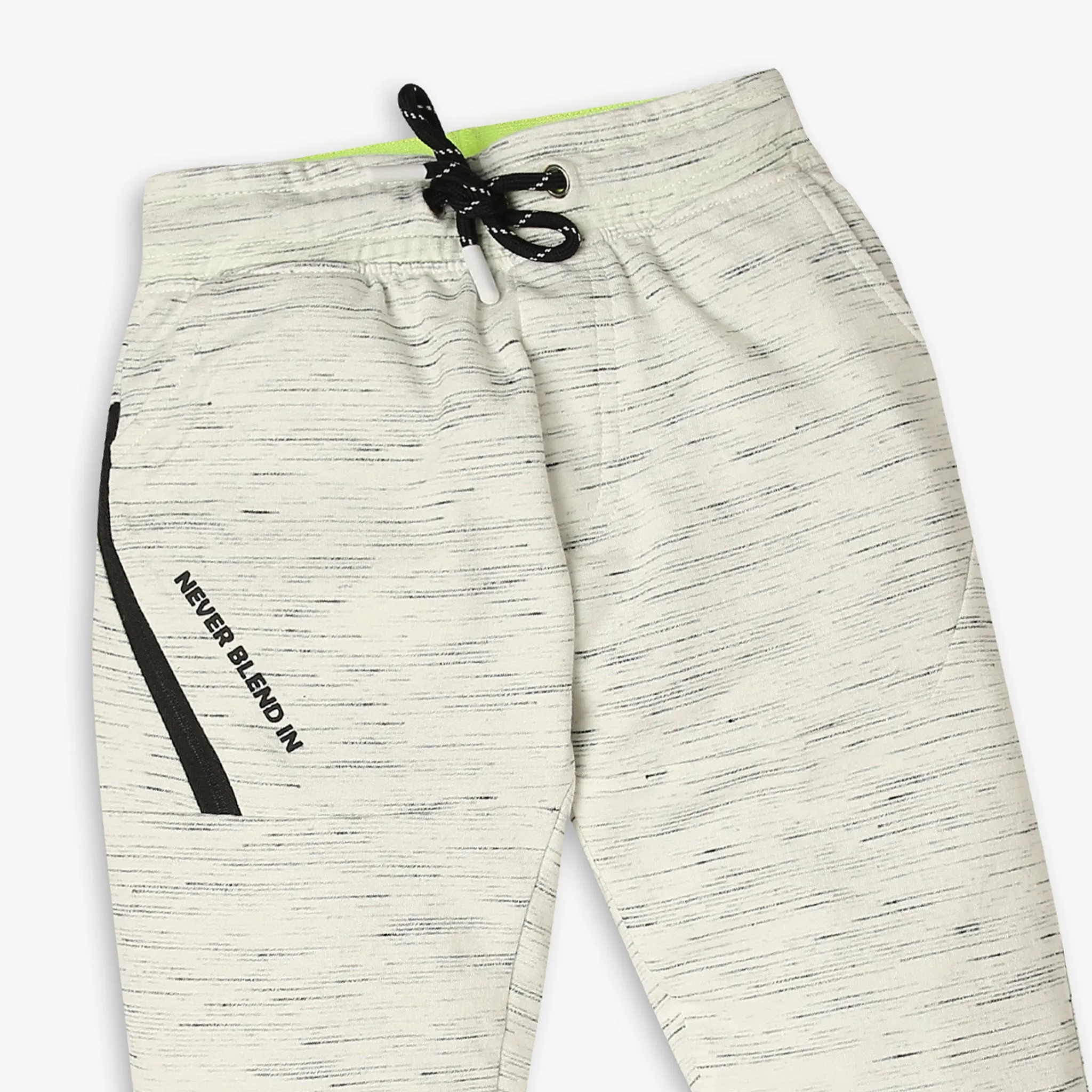 Boy's Regular Fit Printed Mid Rise Trackpants