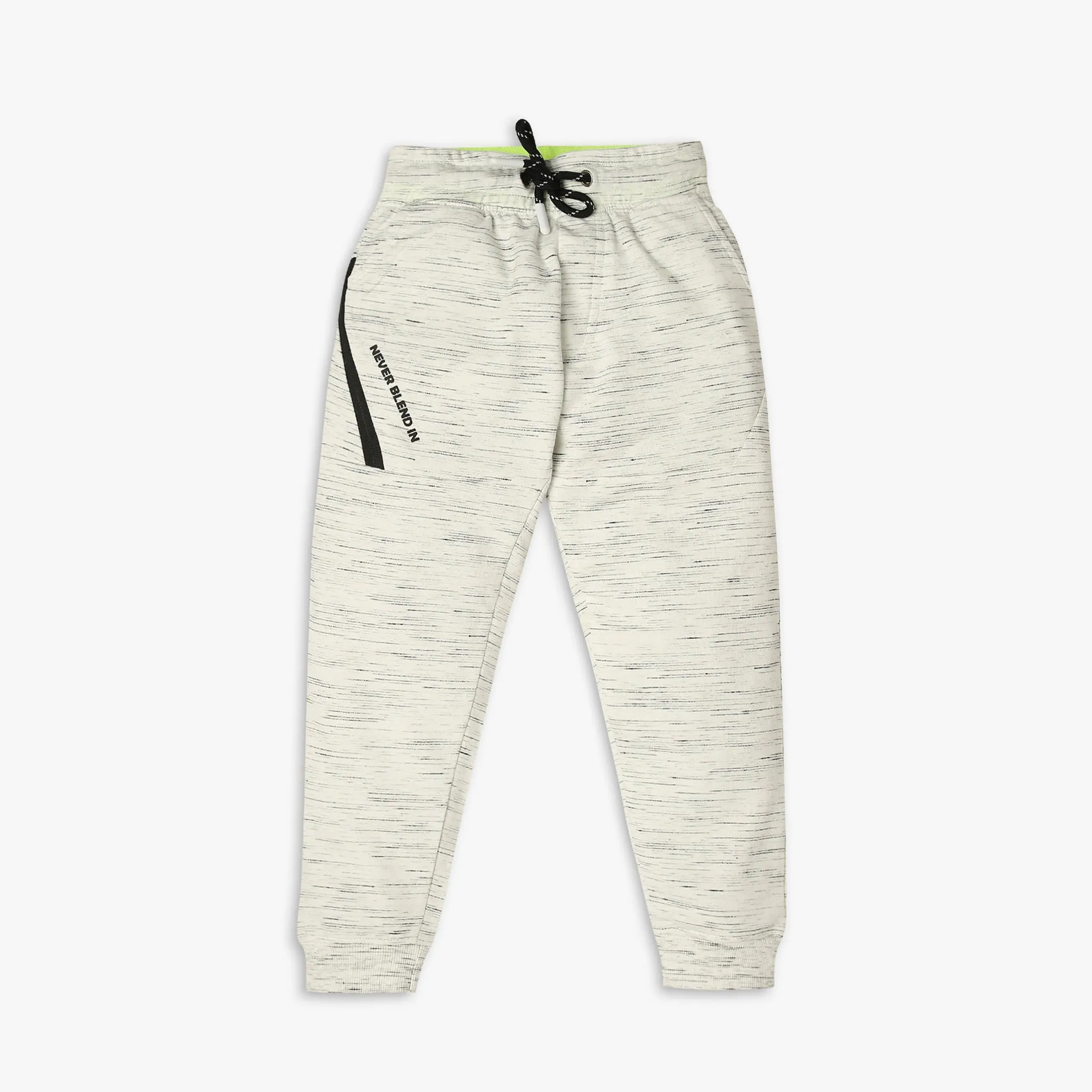 Boy's Regular Fit Printed Mid Rise Trackpants