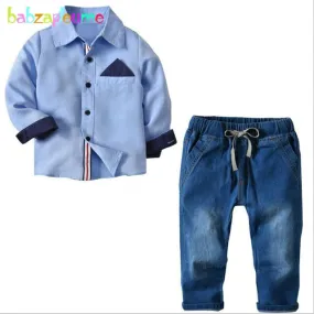 Boys Spring  Cotton T-shirt Jeans