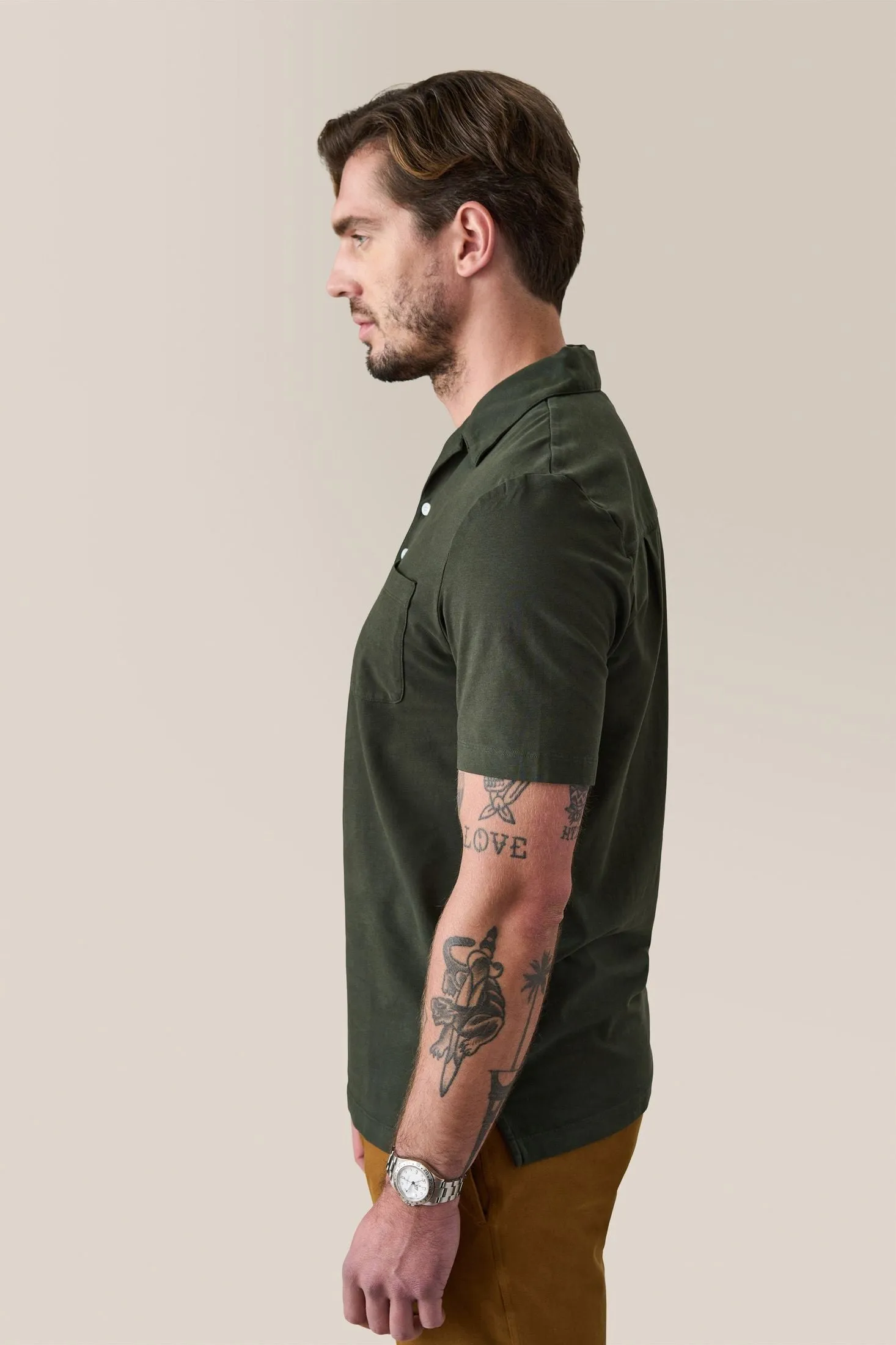 Camp Collar Knit Shirt | Flex Pro Jersey