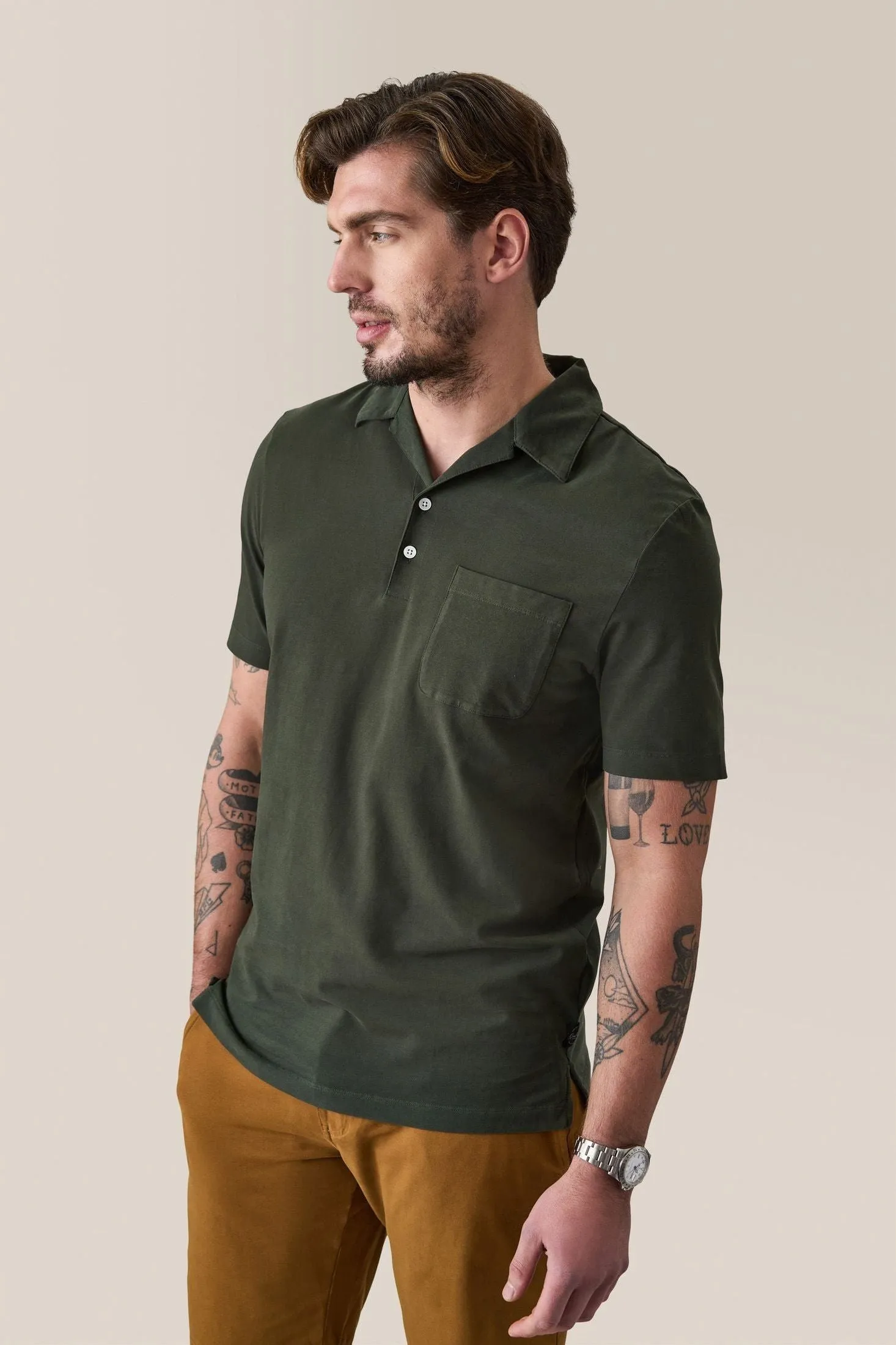 Camp Collar Knit Shirt | Flex Pro Jersey