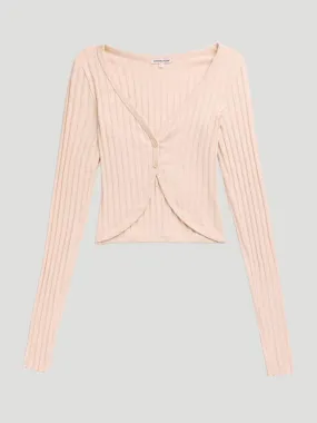 Capri Blush Cropped Cardigan