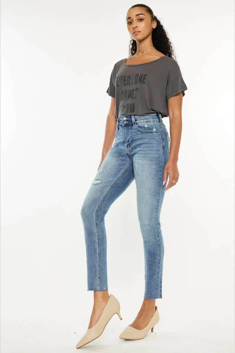 Carson High Rise Cigarette Leg Jeans