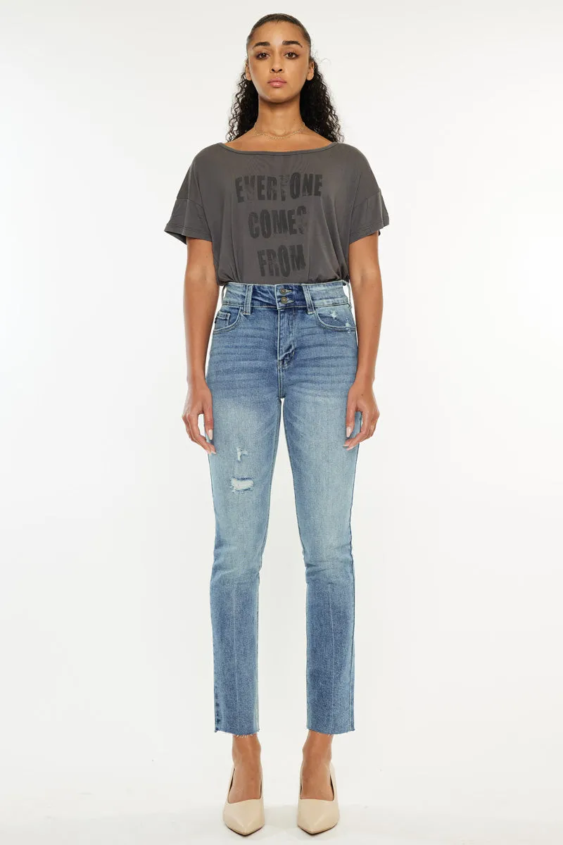 Carson High Rise Cigarette Leg Jeans