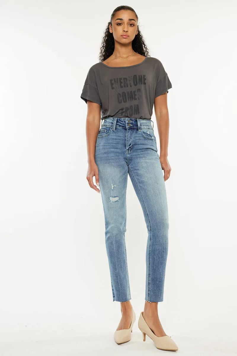 Carson High Rise Cigarette Leg Jeans