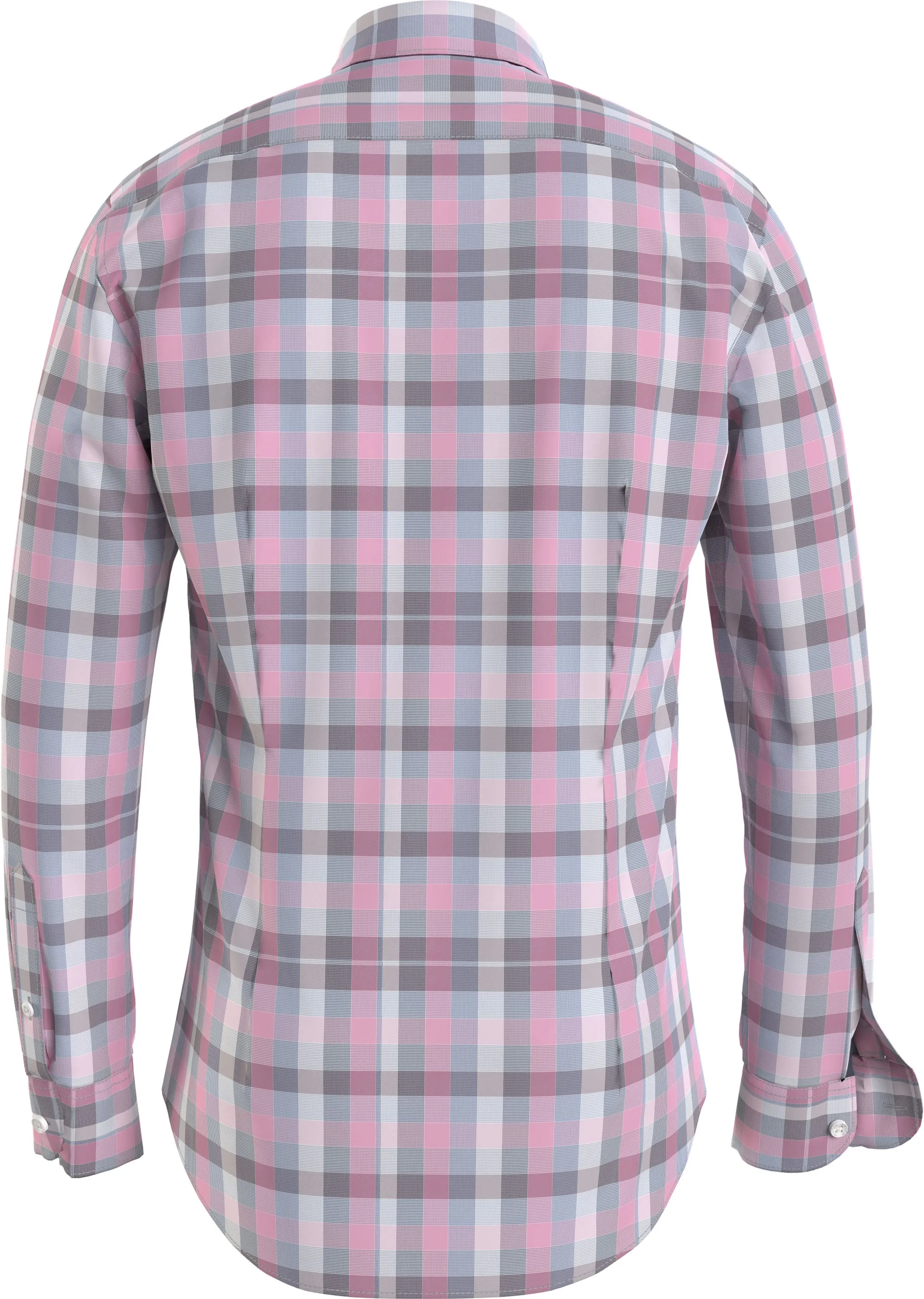 Check Slim Fit Shirt - Classic Pink