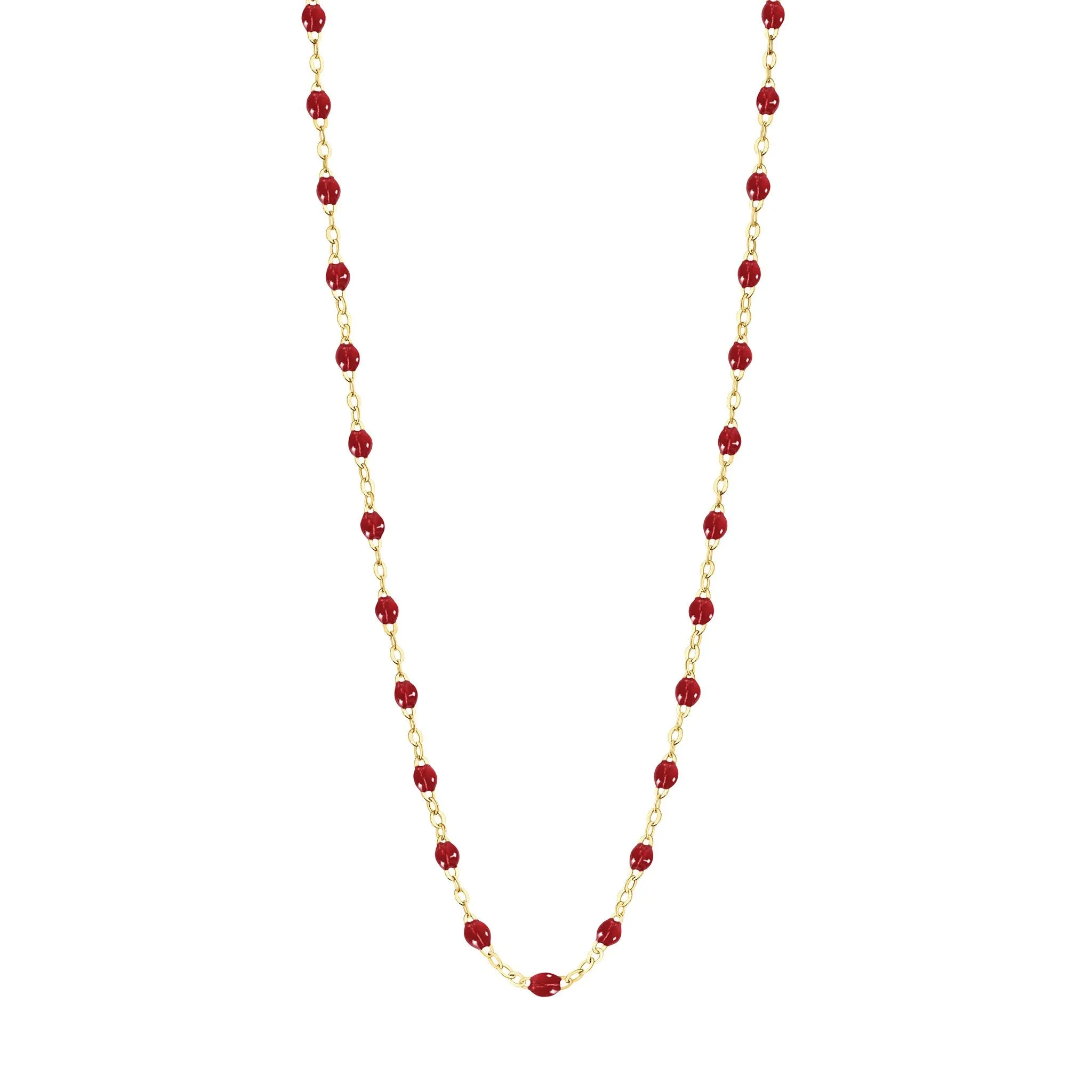 Classic Gigi Cherry necklace, Yellow Gold, 19.7"