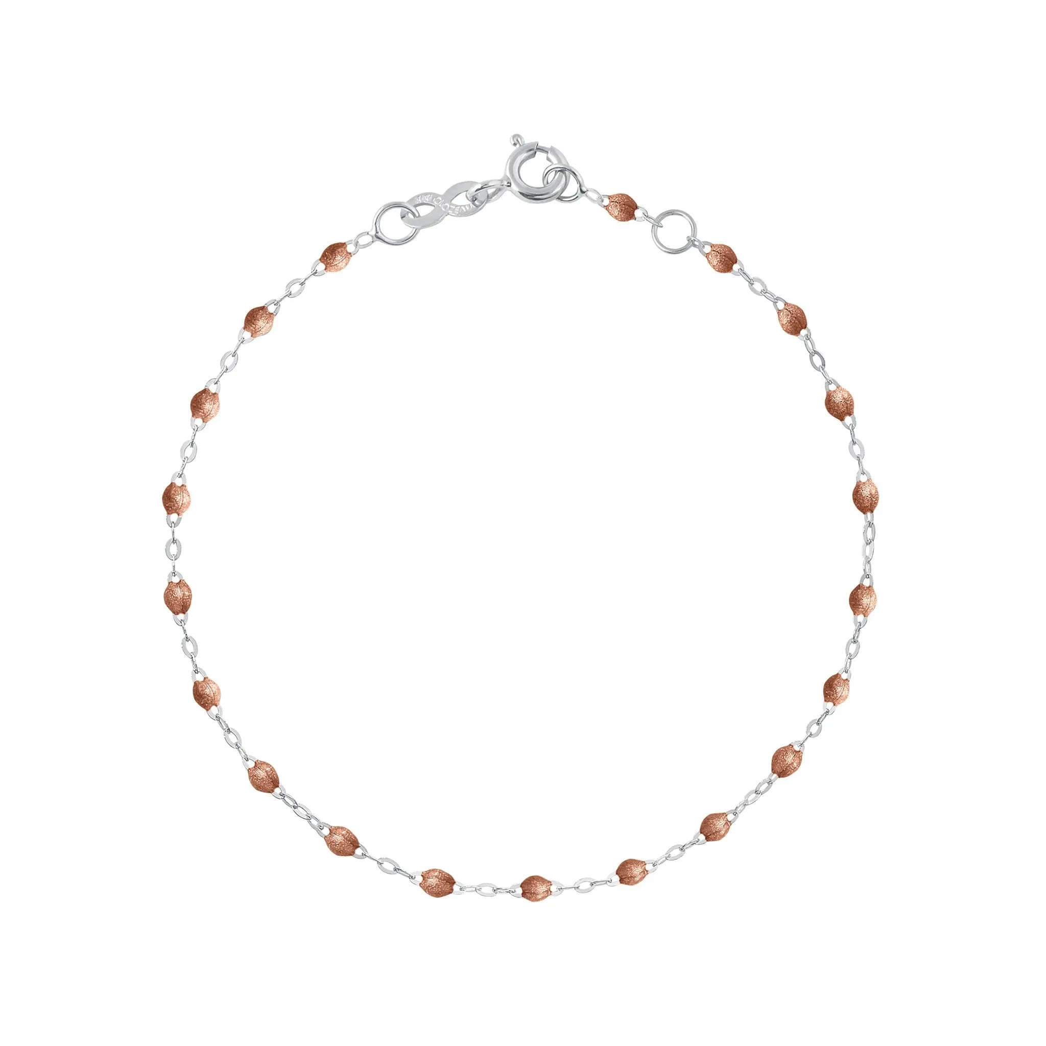 Classic Gigi Copper bracelet, White Gold, 5.9"