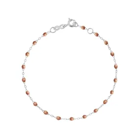 Classic Gigi Copper bracelet, White Gold, 5.9"