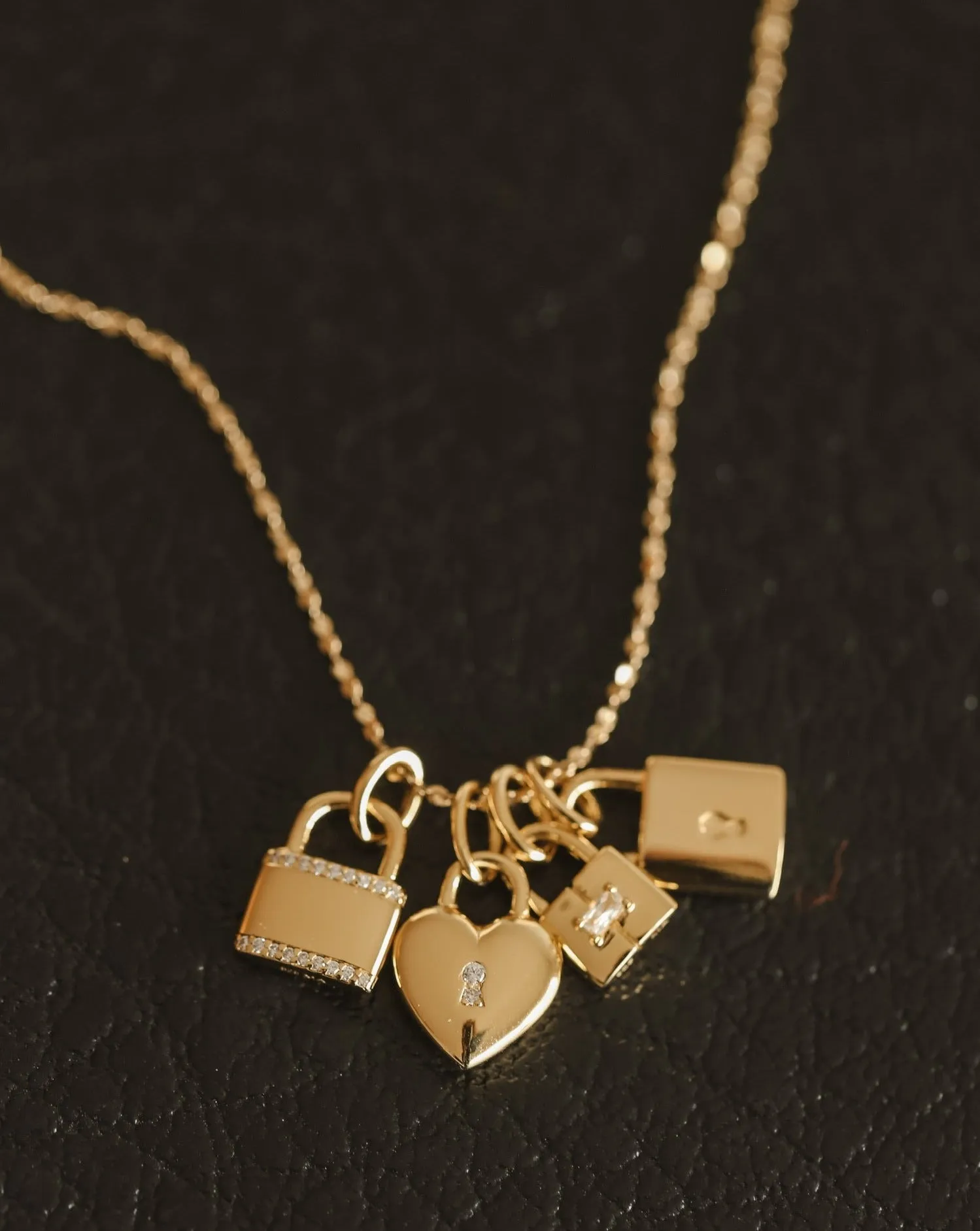 Classic Lock Pendant - Gold Vermeil