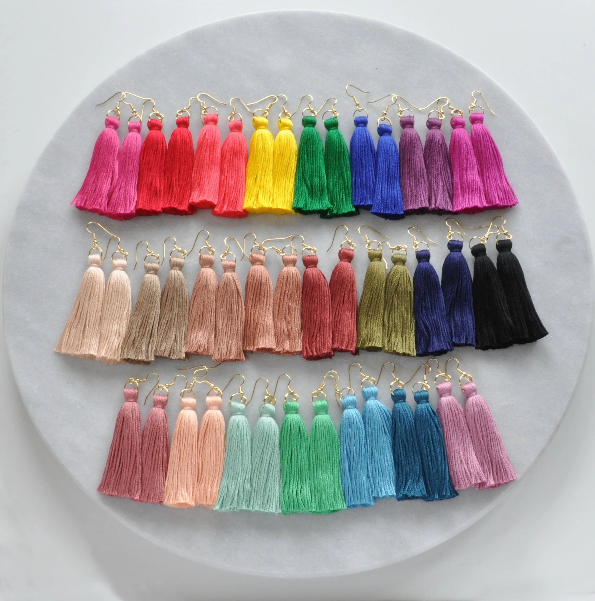 Classic Tassel Earrings in 25 Colors