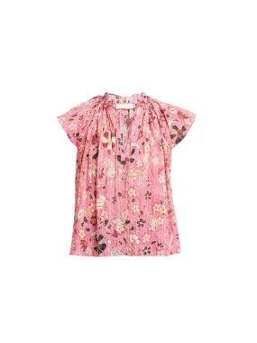 Cleo Top in Hollyhock