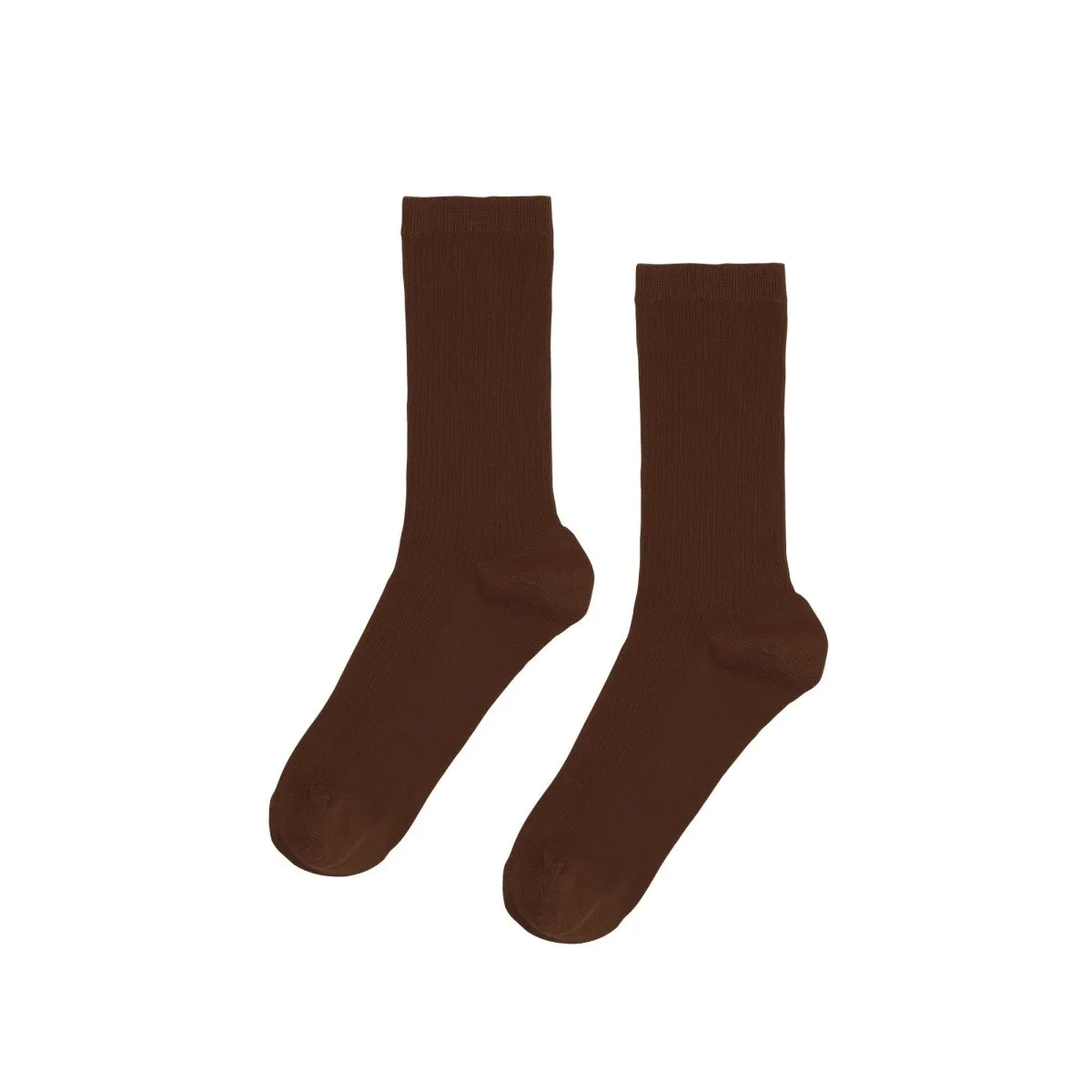 Colorful Women Classic Sock Coffee Brown