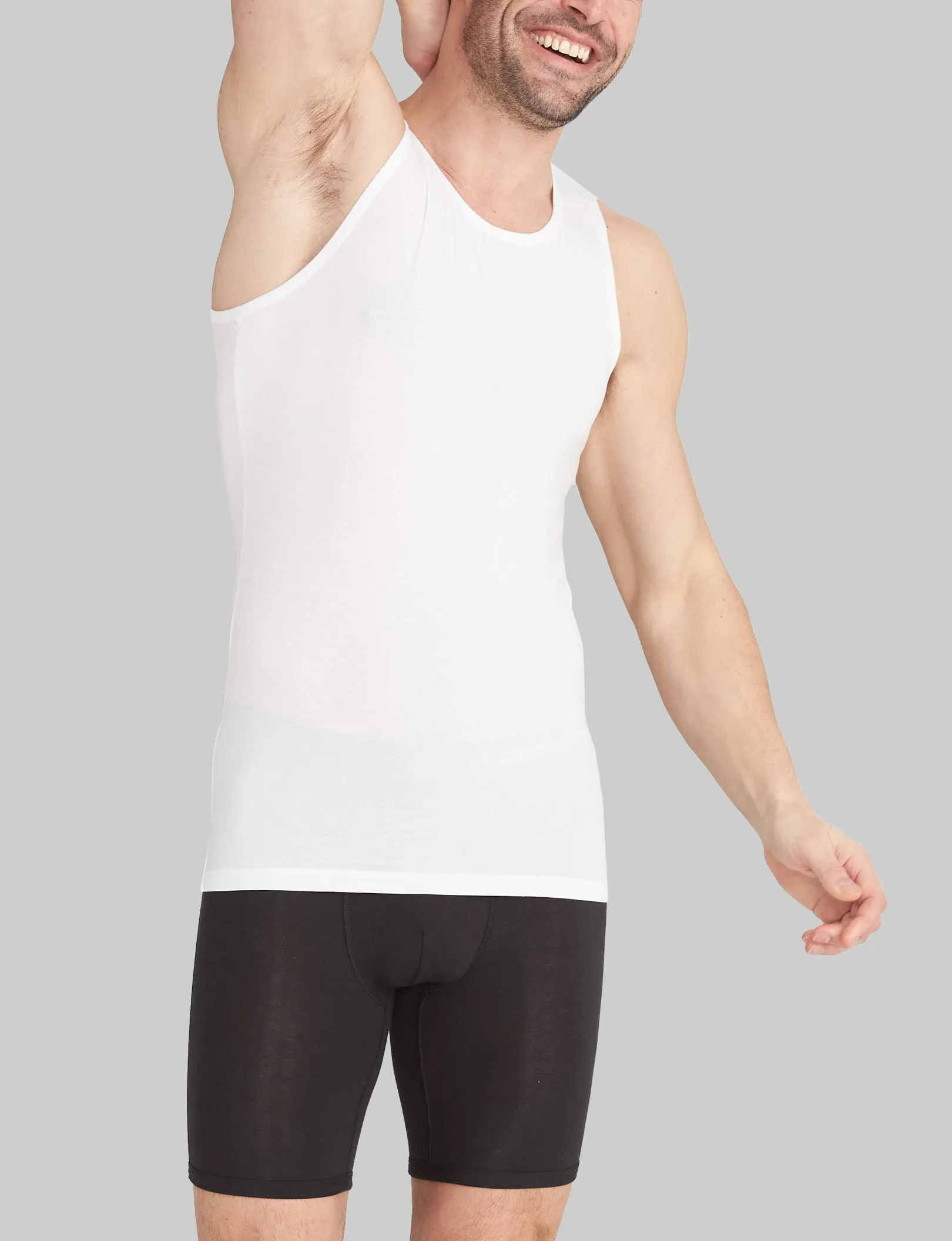 Cool Cotton Tank Stay-Tucked Undershirt