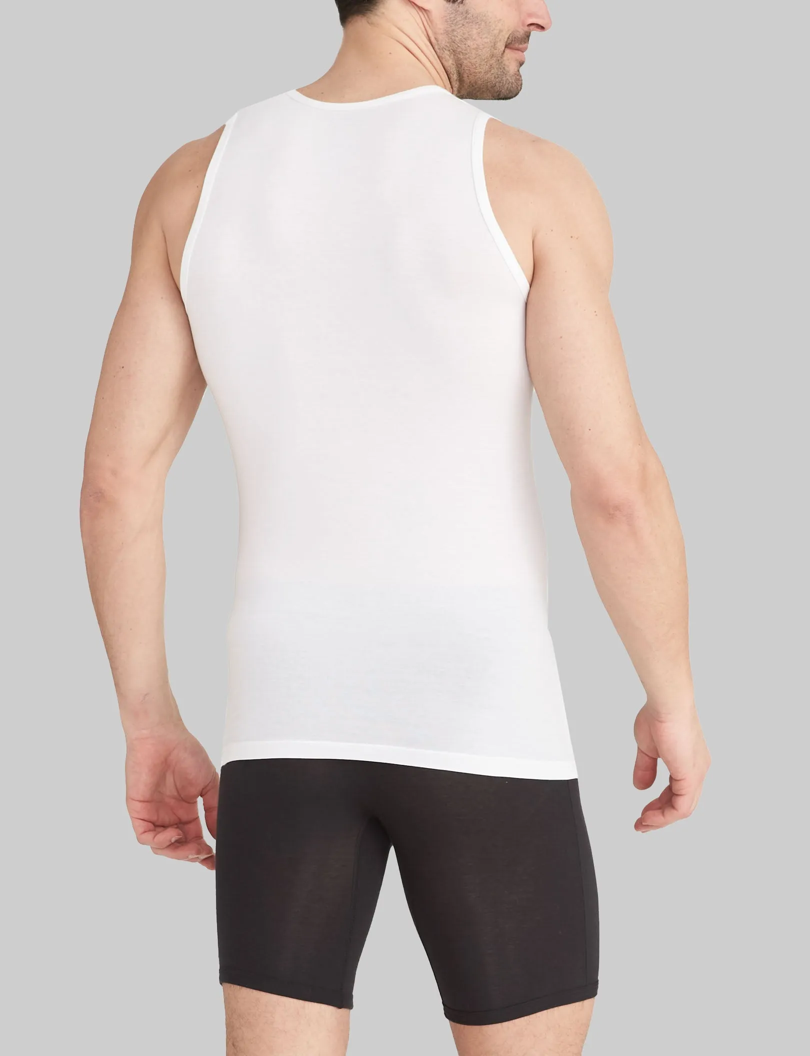 Cool Cotton Tank Stay-Tucked Undershirt