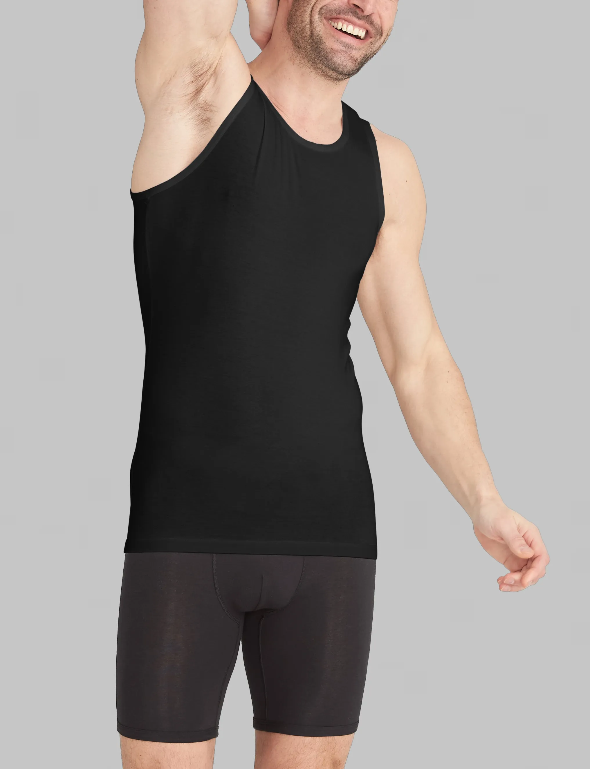 Cool Cotton Tank Stay-Tucked Undershirt