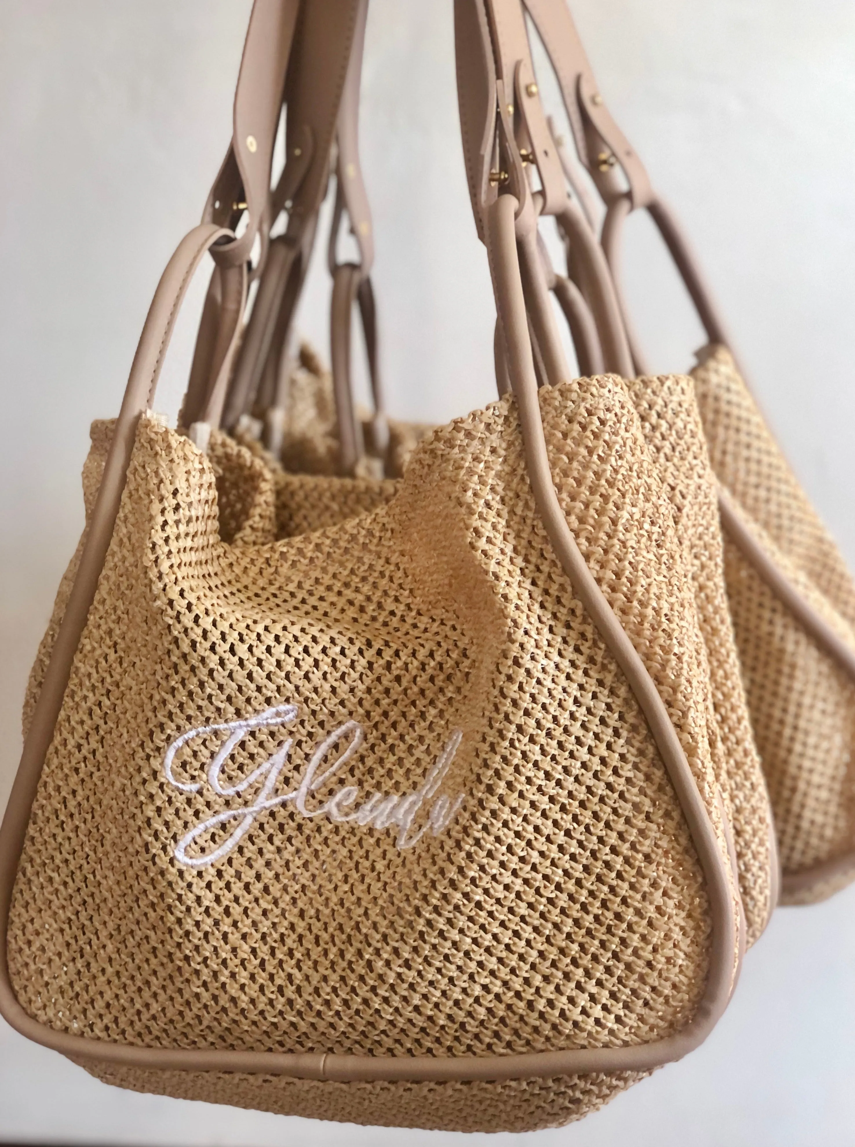 Crochet Tote Bag with Inner Pouch