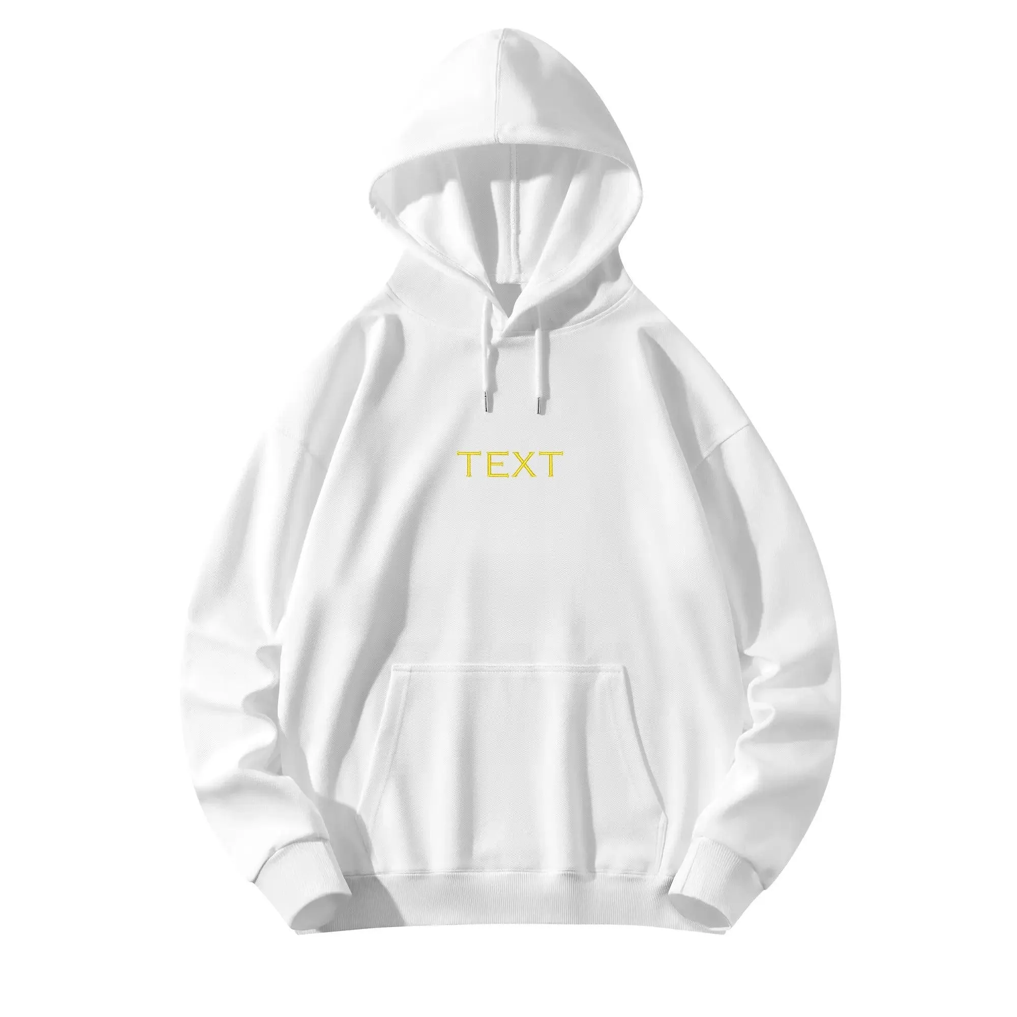 Custom Logo/Text Unisex Embroidered Hoodie Personalized Sweatshirt