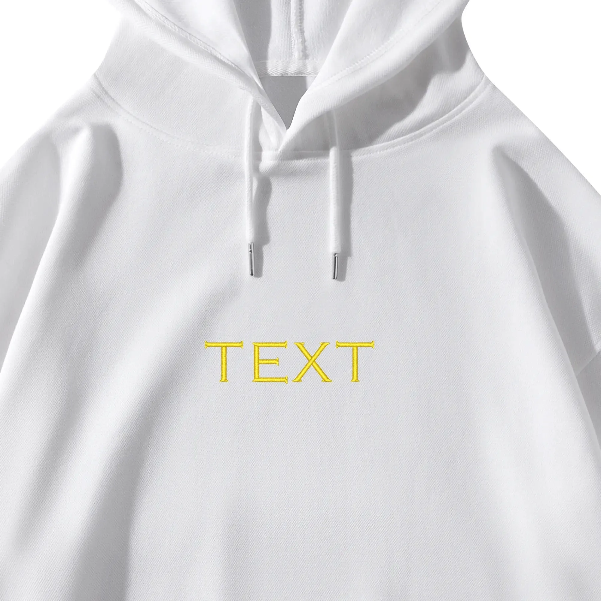 Custom Logo/Text Unisex Embroidered Hoodie Personalized Sweatshirt