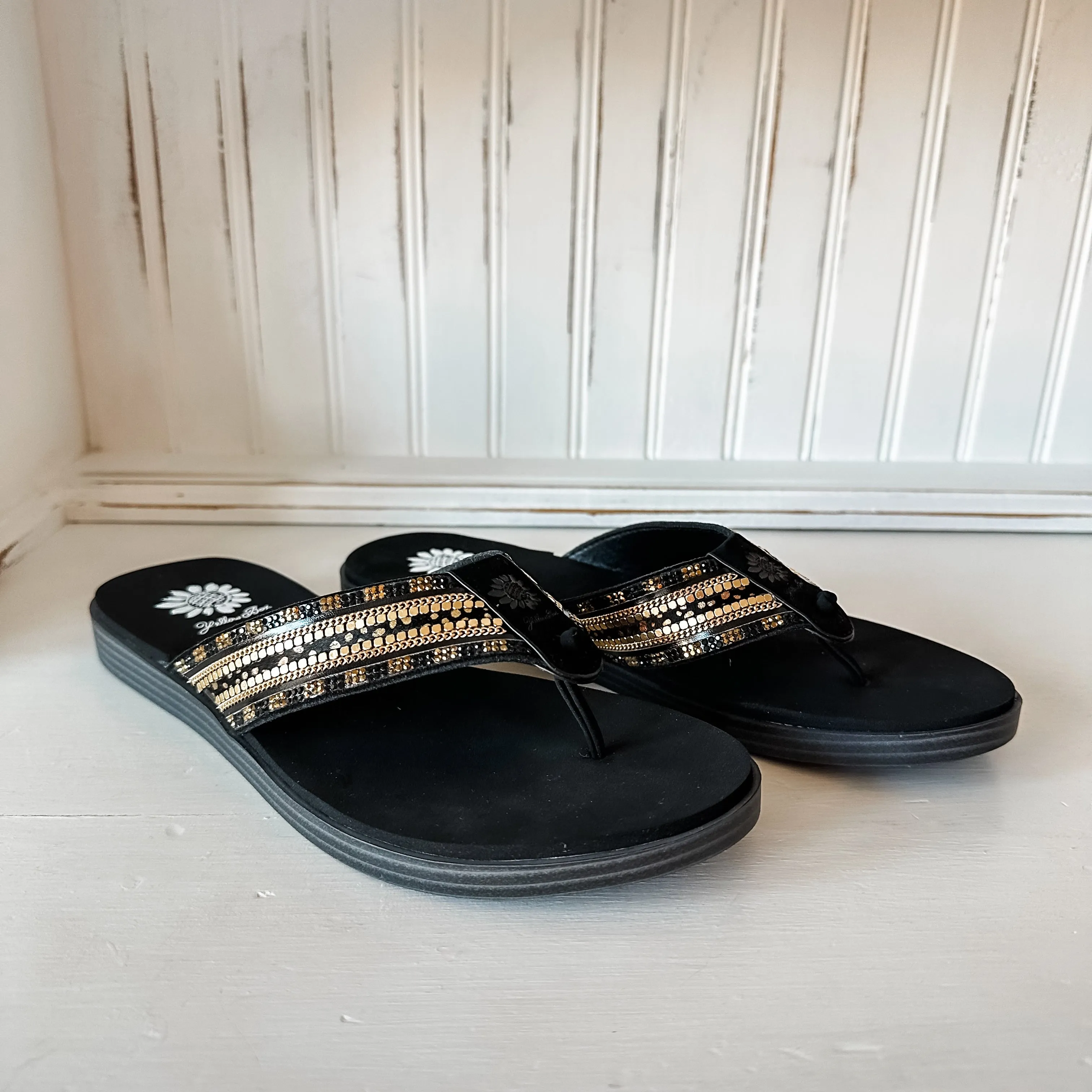 Datha Flip Flop Sandal - Black