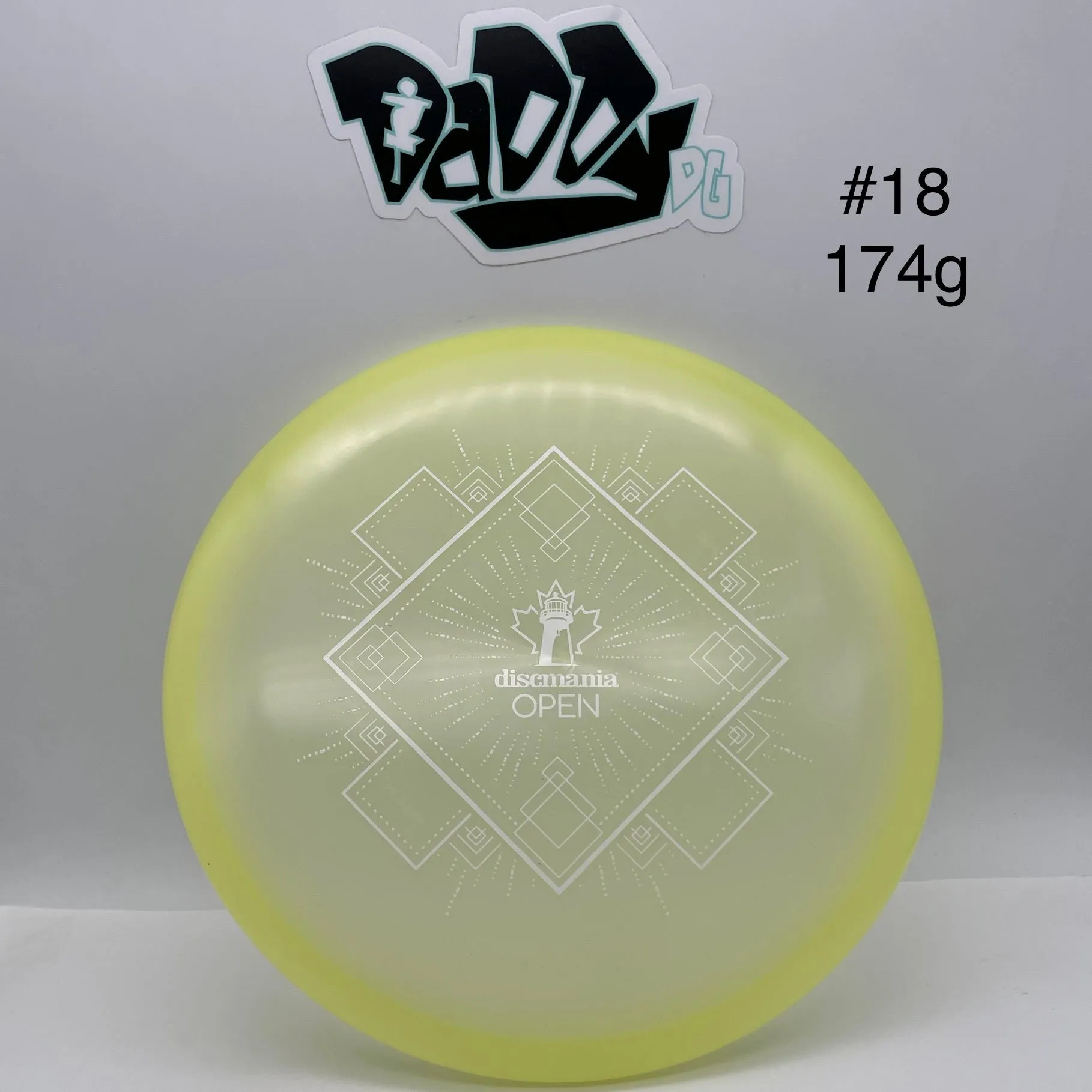 Discmania Color Glow C-Line P2 Putt & Approach with 2023 Discmania Open Stamp