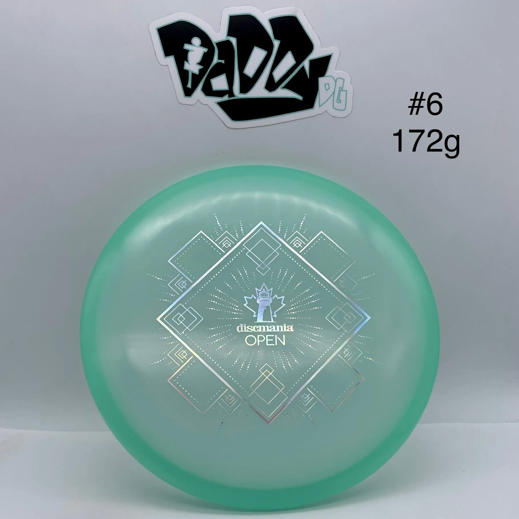 Discmania Color Glow C-Line P2 Putt & Approach with 2023 Discmania Open Stamp