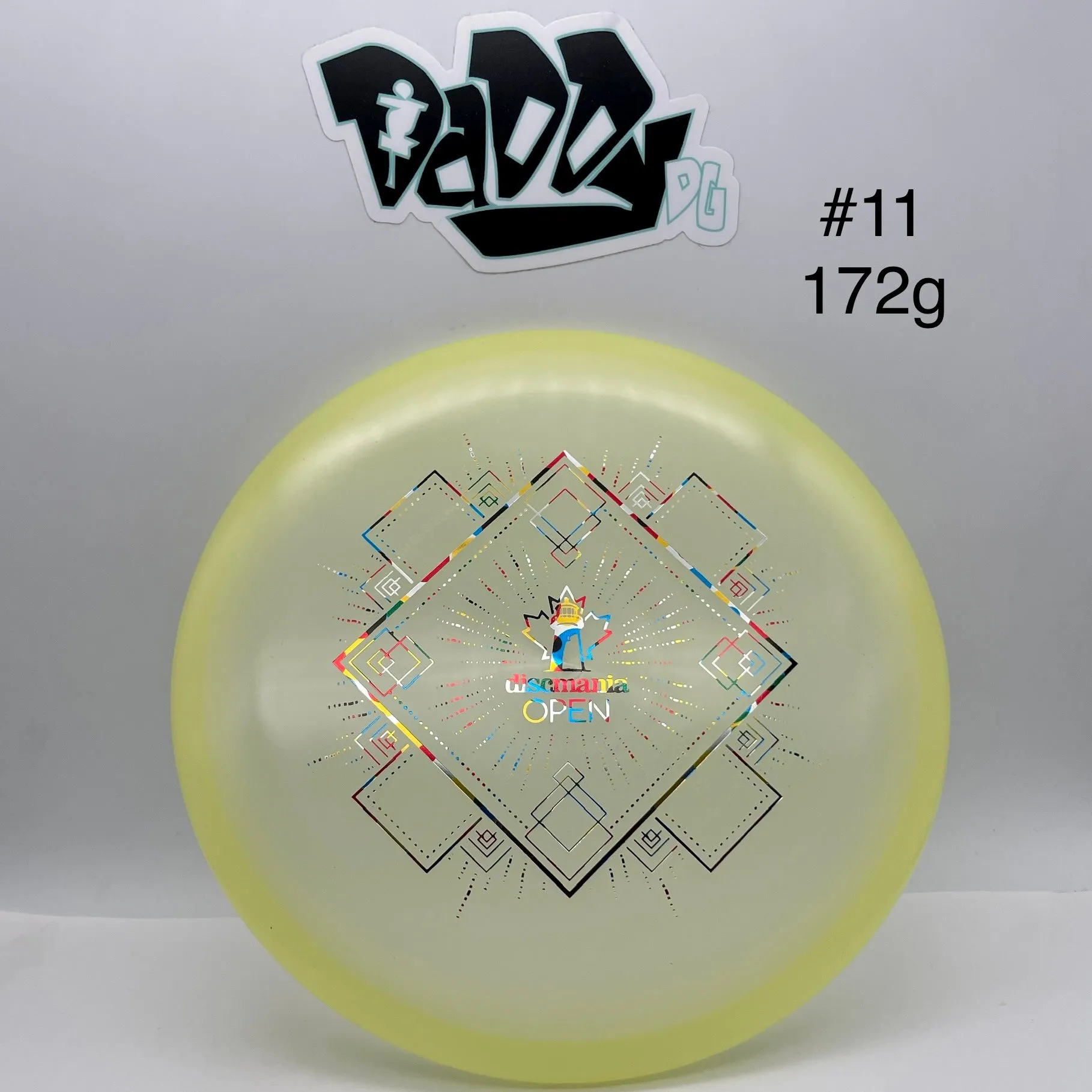 Discmania Color Glow C-Line P2 Putt & Approach with 2023 Discmania Open Stamp