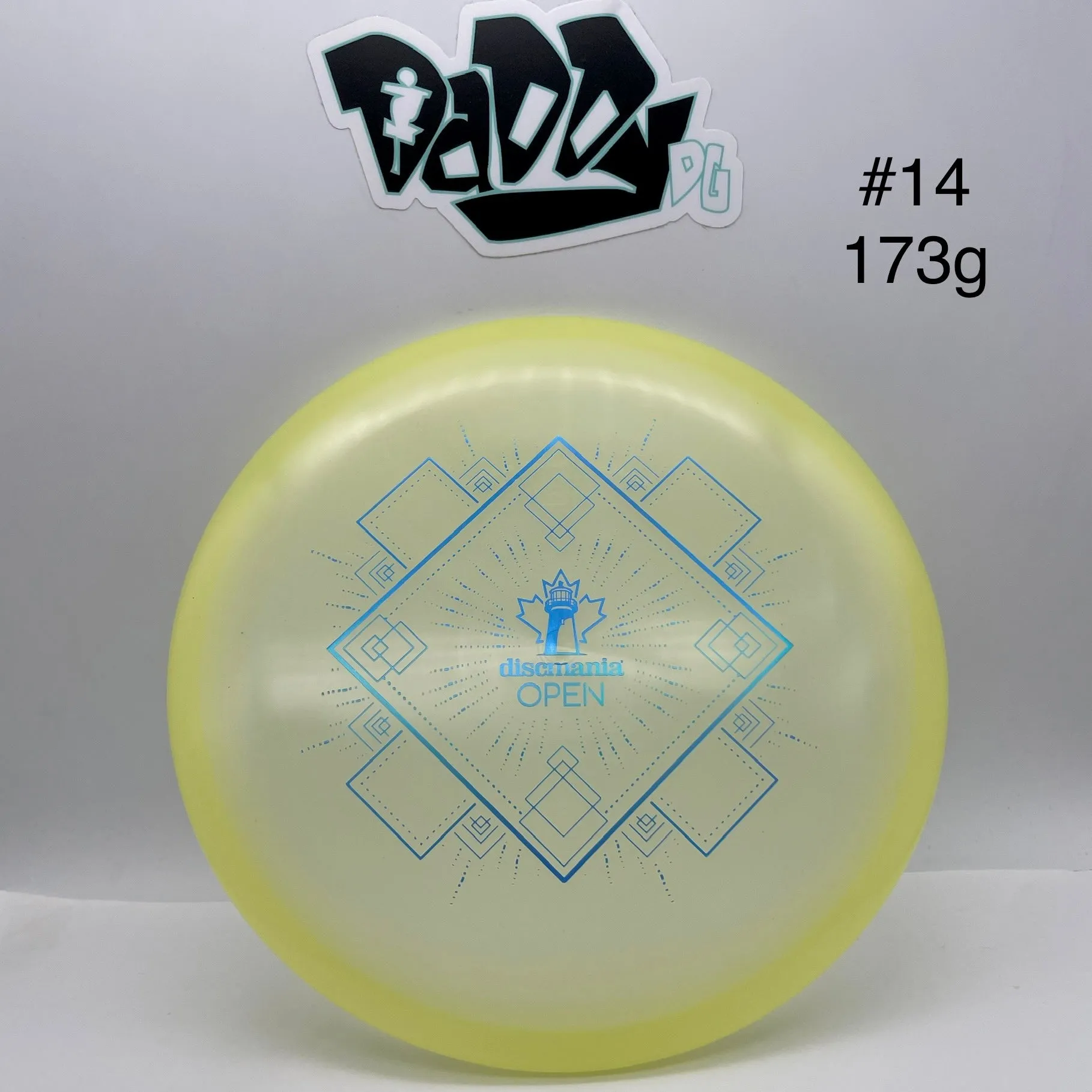 Discmania Color Glow C-Line P2 Putt & Approach with 2023 Discmania Open Stamp