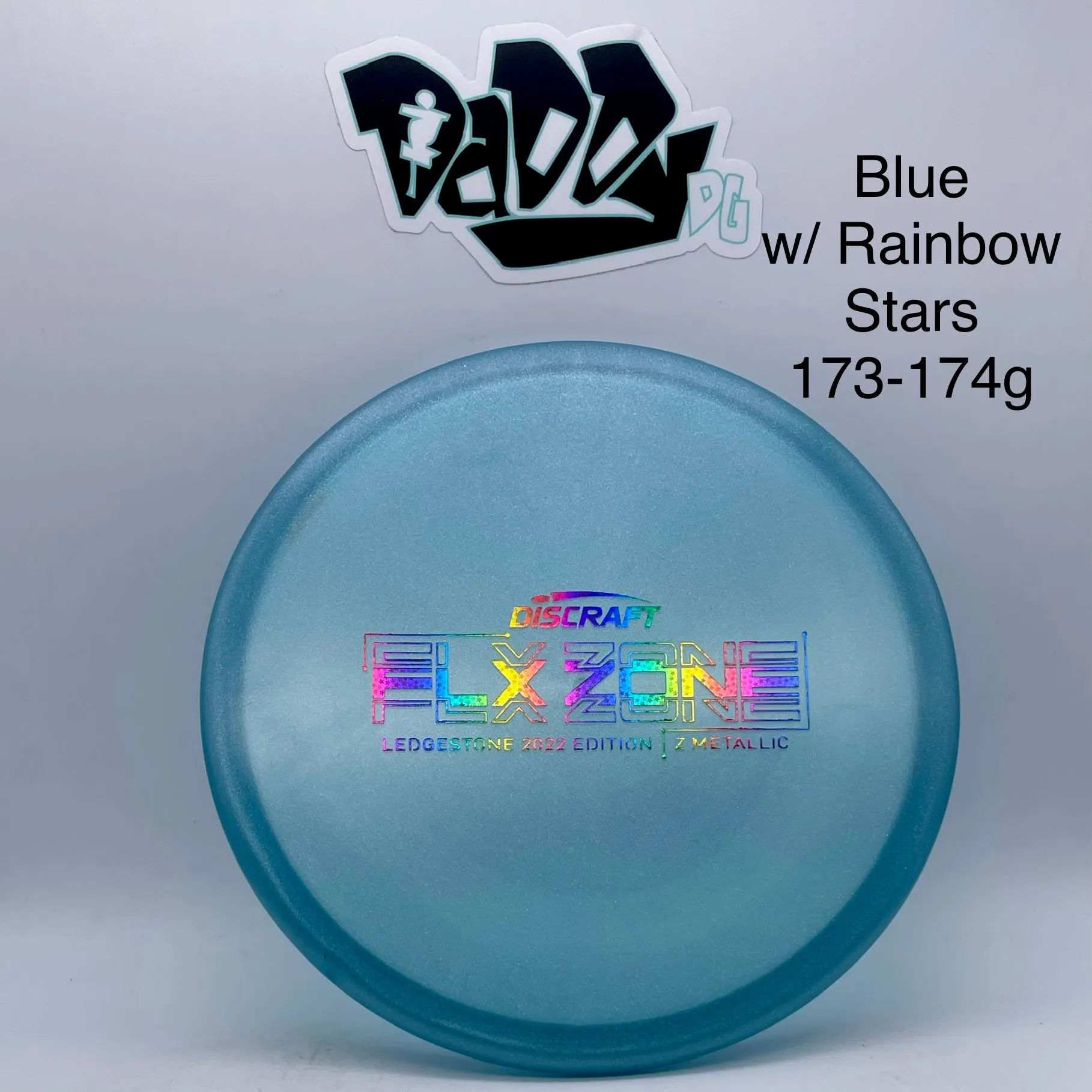 Discraft Z-Metallic Flx Zone 2022 Ledgestone Putt & Approach