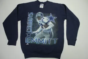 Emmitt Smith Dallas Cowboys Vintage 90's Pro Player USA Crewneck Sweatshirt