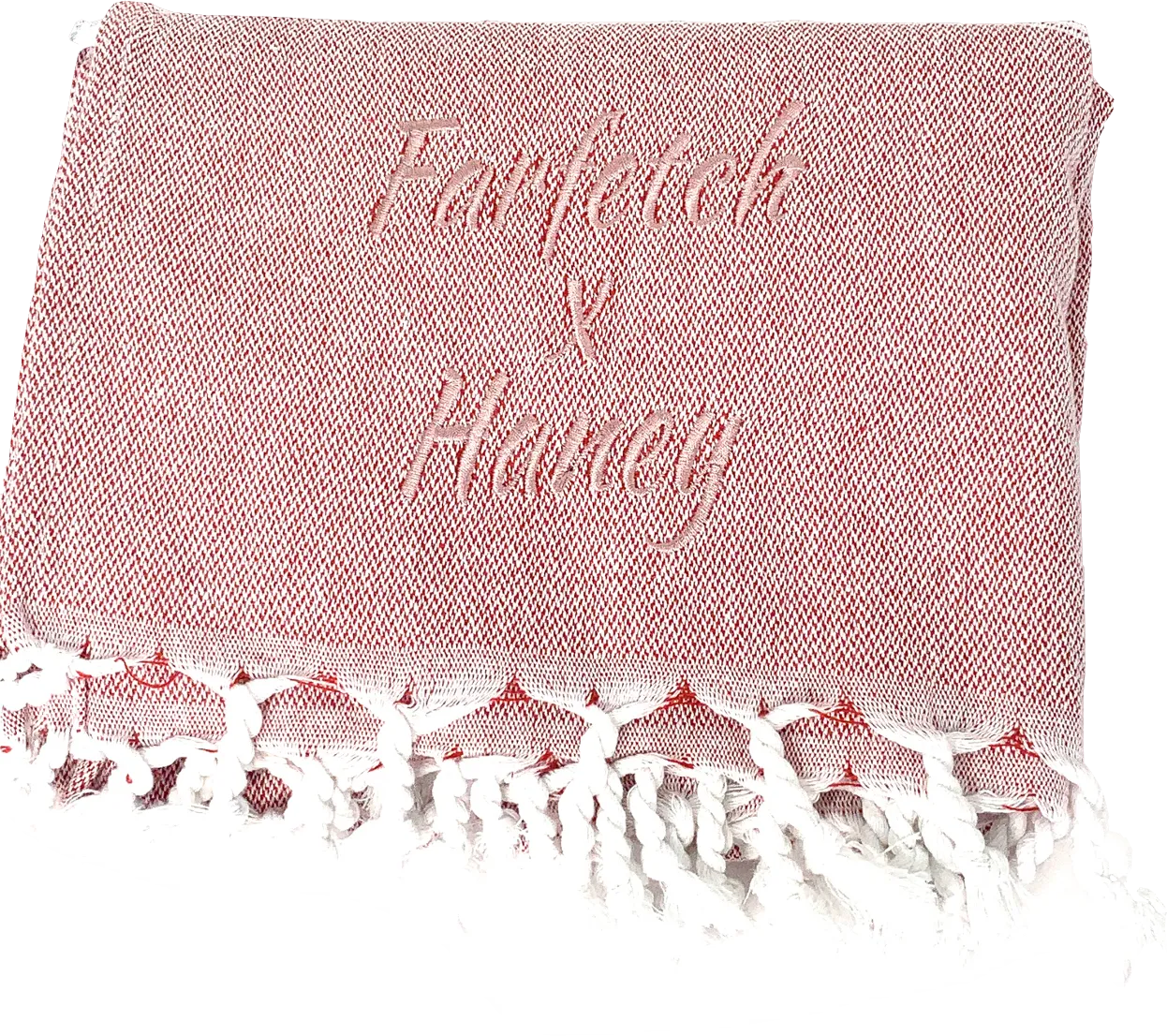 farfetch Red 100% Cotton Blanket One Size