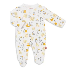 Honey Bee Mine Cotton Magnetic Footie