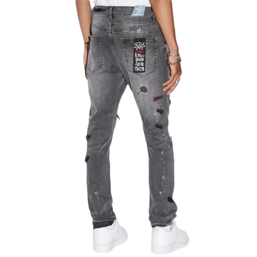 Ksubi Chitch Trashed Devil Denim (Faded Black) MJW23DJ003