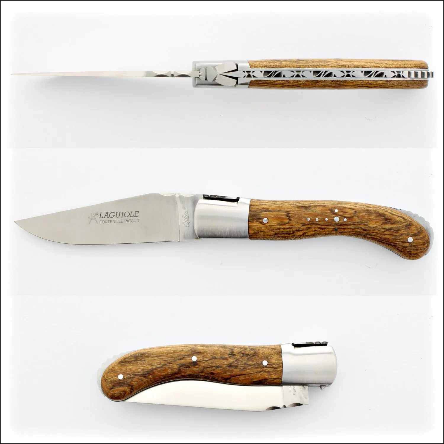 Laguiole Sport Classic Folding Knife Bocote Handle