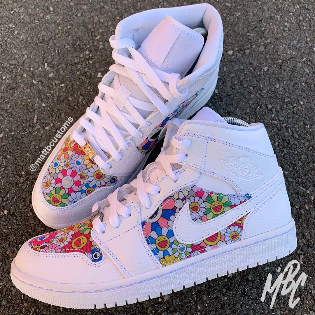 Murakami Cut & Sew - Jordan 1 Mid Custom