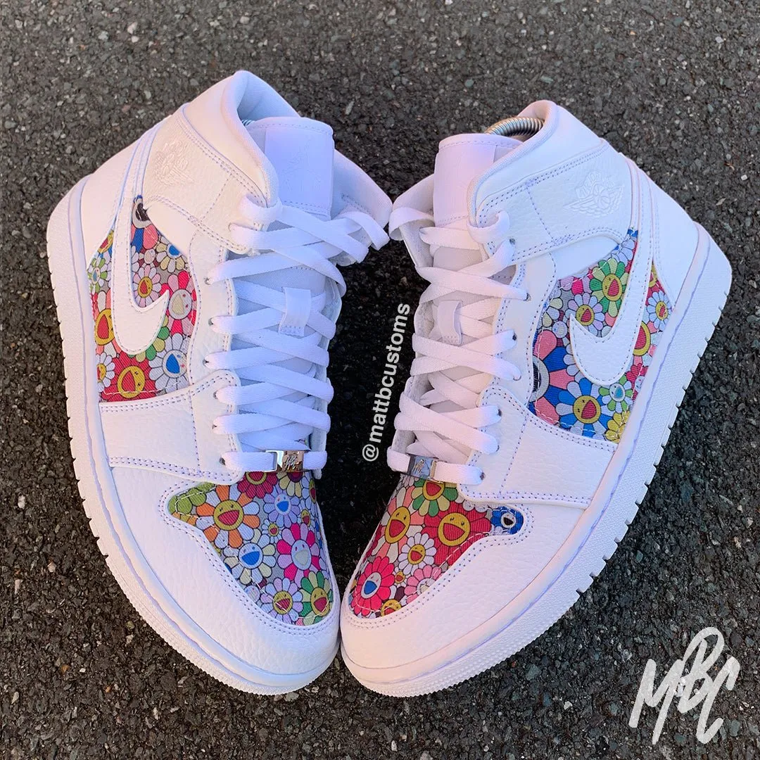 Murakami Cut & Sew - Jordan 1 Mid Custom