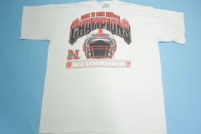 Nebraska Corn Huskers Vintage 90's 1994 95 Back to Back Champions T-Shirt