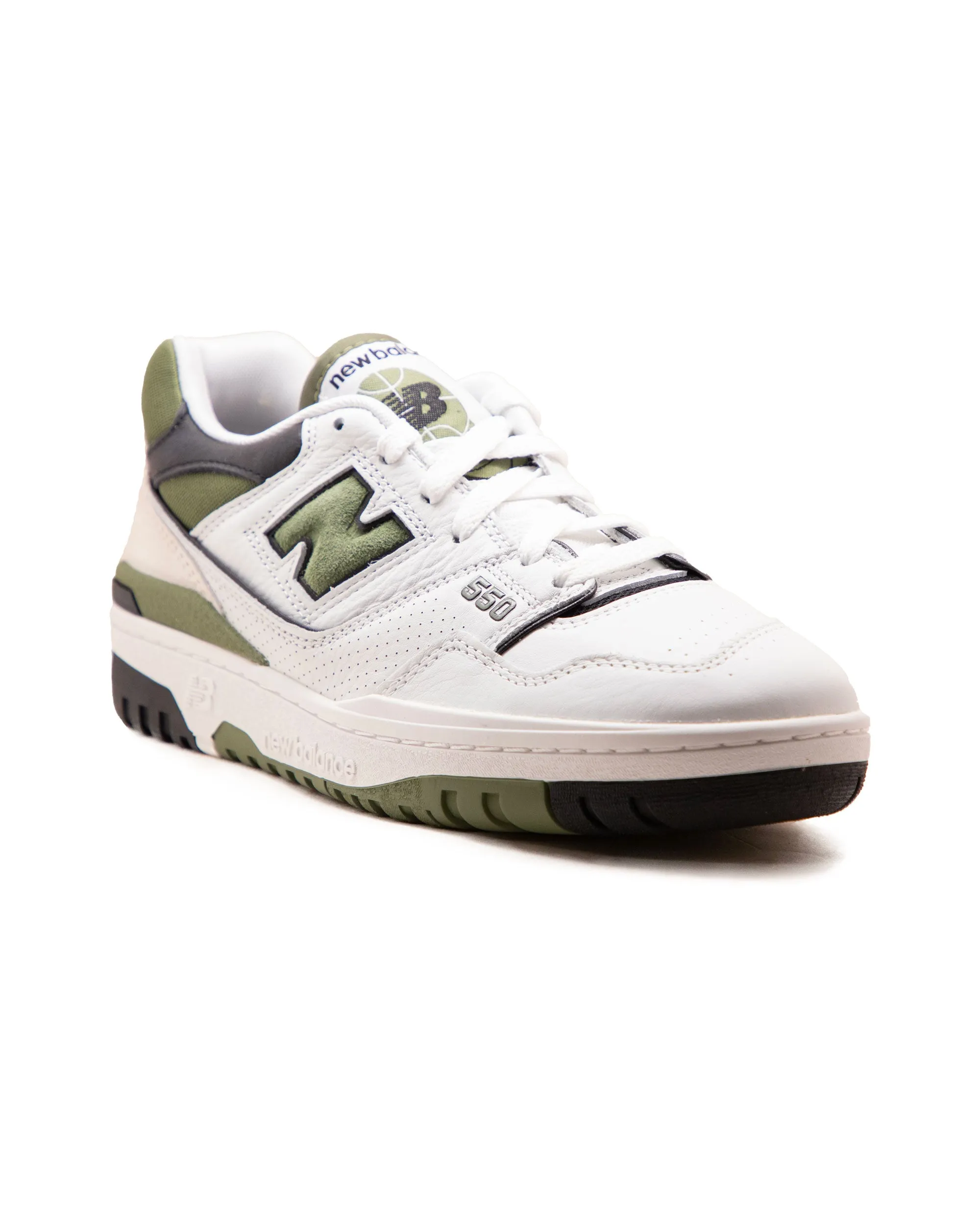 New Balance 550 Bianco Verde Militare