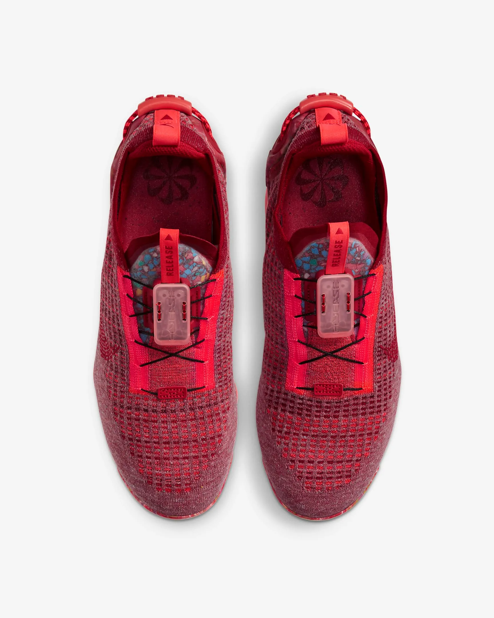 Nike Men's Air Vapor Max 2020 FlyKnit Shoes - Team Red / Flash Crimson / Gym Red