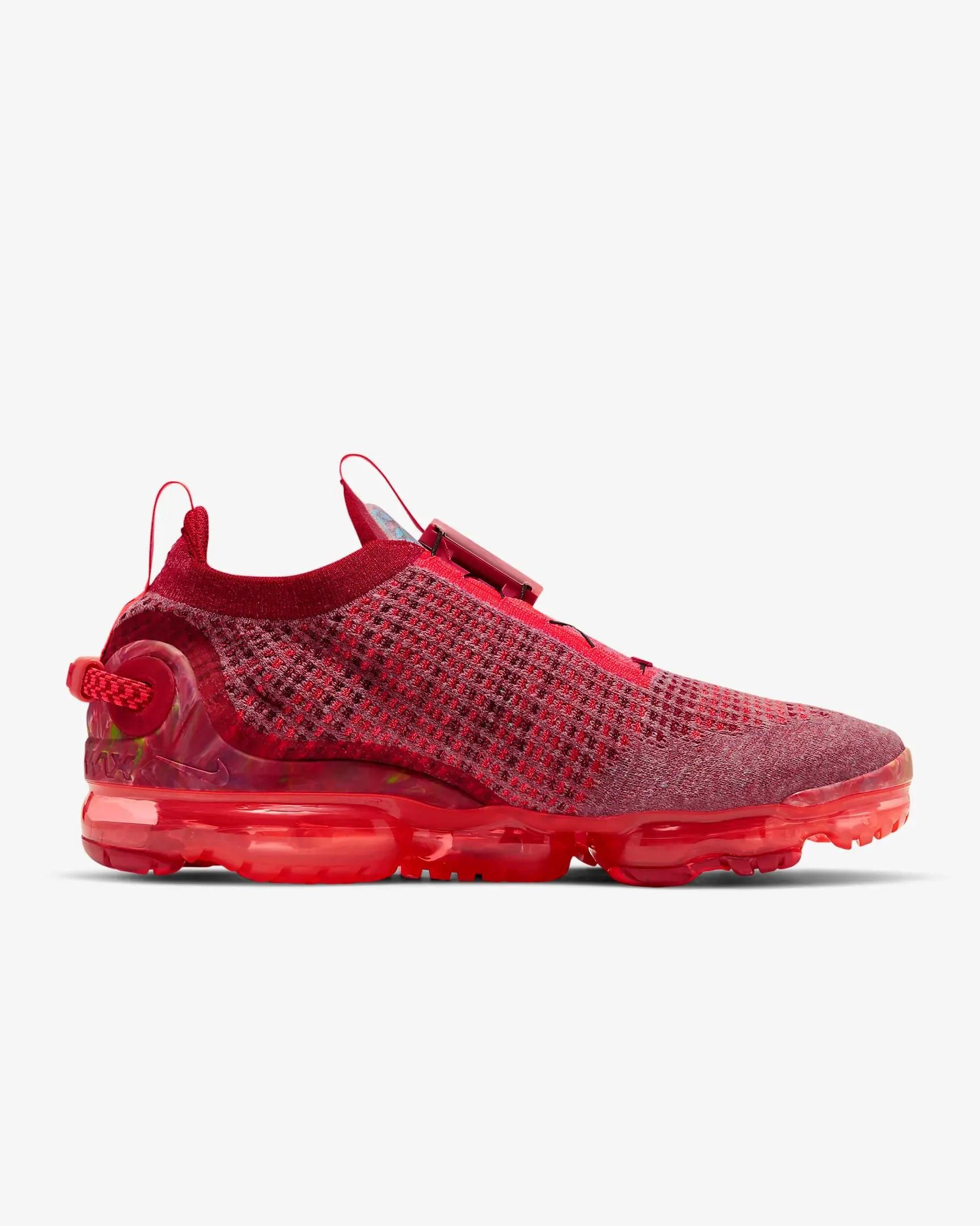 Nike Men's Air Vapor Max 2020 FlyKnit Shoes - Team Red / Flash Crimson / Gym Red