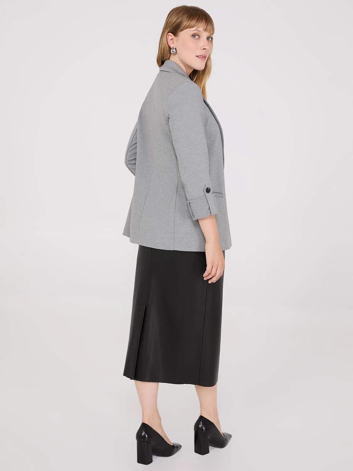 Open-Front Blazer