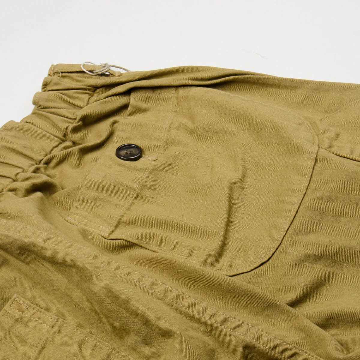 orSlow - French Work Pants - Khaki Herringbone Twill